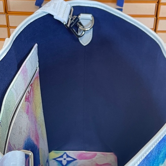 Louis Vuitton Watercolor Weekend New Tote Gm Rare - Picture 10 of 16